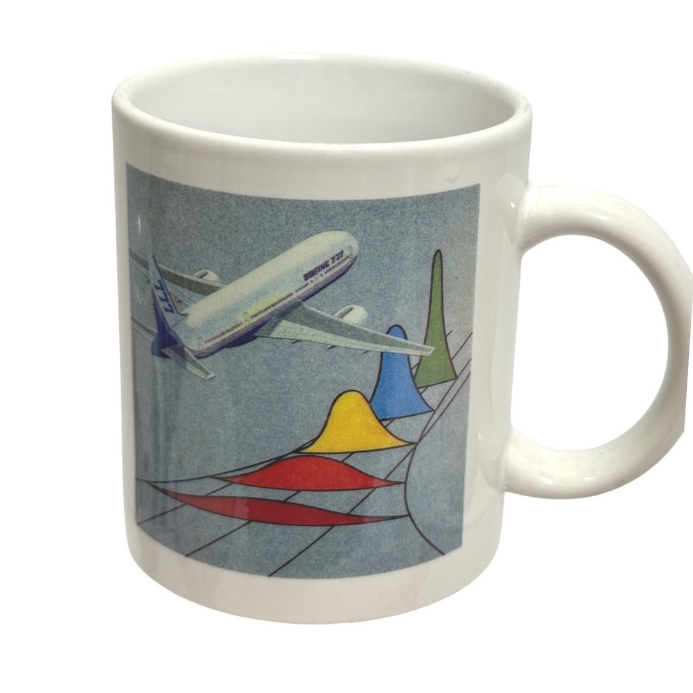 Boeing 777 Advanced Quality System Coffee Mug White Aviation Engineering Graphic